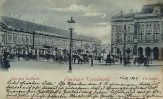 1899 Újvidék Hotel Erzsébet, town hall (EK)