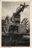 Damaged Hungarian cannon