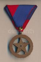 1947. "A Magyar Köztársasági Sport Érdemérem bronz fokozata" zománcozott Br kitüntetés mel...