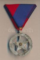 1947. "A Magyar Köztársasági Sport Érdemérem ezüst fokozata" zománcozott ezüstözött kitünt...
