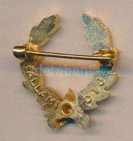 1963. "Állami Díj I. fokozata" aranyozott zománcozott kitüntetés dísztokban T:1 (1977-ig I...