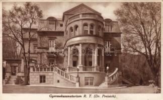 Budapest XII. Zugliget Gyermekszanatórium, ma OPNI Tündérhegyi Pszichoszomatikus és Pszichoterápiás -Rehabilitációs Osztály (ázott / wet damage)