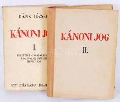 Bánk József: Kánoni jog I-II. Budapest 1960. Szent István Társulat.