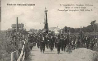 Balatonkenese a Vonatkísérők Országos Otthona fürdő és üdülőtelepének megnyitása 1912. július 7-én