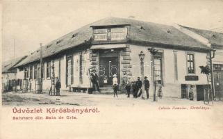 Kőrösbánya 'Püspökhöz'-'To the bishop' shop of Cotioiu Romulus