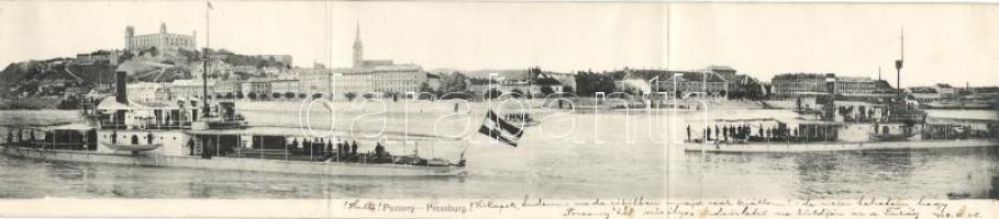 Pozsony panoramacard (small tear)