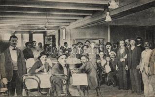 Budapest VIII. MÁV gépgyár kantinjának csapszéke (EB)