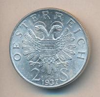 Ausztria 1937. 2Sch Ag "Karlskirche" T:2
Ausztria 1936. 2 Schilling Ag "Bicentennial ...