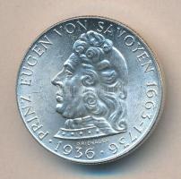 Ausztria 1936. 2Sch Ag "Szavolyai Jenő herceg" T:2 Ausztria 1936. 2 Schilling Ag "Eugen von Savoyen" C:XF