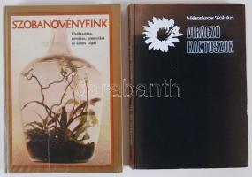 2 db könyv tétel: Szobanövényeink. Virágzó kaktuszok