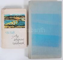 2db könyv Csernus Tibor ofszet illusztrációival: Elsa Triolet, Az avignoni szerelmesek; Komlós Aladá...