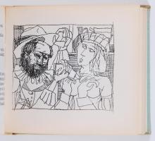 6db könyv Kondor Béla illusztrációival: Denis Diderot, Házasság és hűség; C.F. Ramuz: A nagy-nagy sondrebondi háború; Elio Vittorini, Emberek és farkasok; Arnold Zweig, Nyugati krónika; Ernest Hemingway: Az öreg halász és a tenger; Pär Lagerkvist, A hóhér - A törpe - Barabás