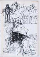 6db könyv Kondor Béla illusztrációival: Denis Diderot, Házasság és hűség; C.F. Ramuz: A nagy-nagy so...