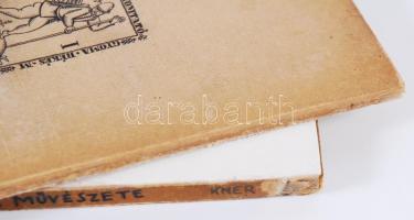 Hevesy Iván: Az impresszionizmus művészete. 45 képpel. Gyoma, 1922, Kner. Kiadói festett kartonkötés...