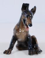Rosenthal kutya, kézzel festett, jelzett, hibátlan, m:13 cm