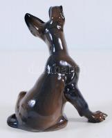 Rosenthal kutya, kézzel festett, jelzett, hibátlan, m:13 cm