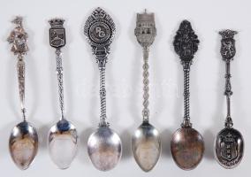 6db, részben ezüstözött díszkanálka