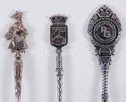 6db, részben ezüstözött díszkanálka