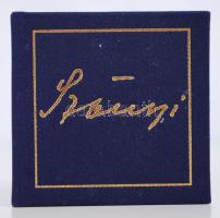 Minikönyv: Szőnyi István. Szentendre, 1984. Aranyozott egészvászon kötésben