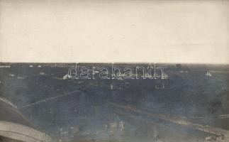 Újverbász sugar factory, aerial photo (small tear)