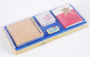 Minikönyv: XII. kongresszus. 3db minikiönyv díszdobozban