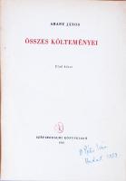 Arany János összes költeményei I-III. Budapest 1956. Szépirodalmi Könyvkiadó