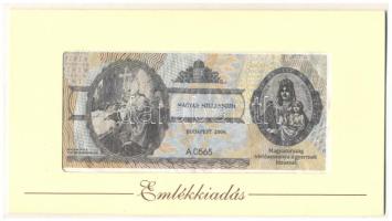 2006. 500Ft "Magyar Millennium" emlékkiadás díszcsomagolásban tanúsítvánnyal T:I Csak 1199db