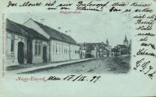 1899 Nagyenyed Magyar utca / street