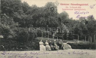 Boksánbánya, Németbogsán Dr. Velicsek's sanatorium