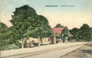 Püspökfürdő Bahnhof