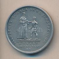 Borsos Miklós (1906-1990) 1981. "Sárospataki iskola - II. Rákóczi Ferenc 1531-1981" fém em...