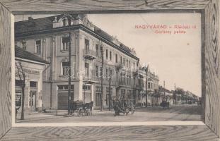 Nagyvárad Rákóczi street, the shop of Vilmos Haldek