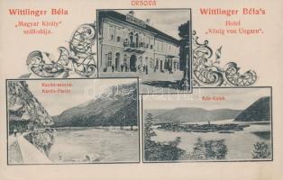 Orsova Wittlinger Béla szállodája a Magyar Királyhoz / Hotel (small tear)