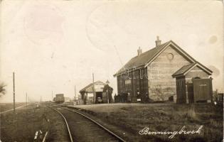 Benningbroek Bahnhof Foto AK