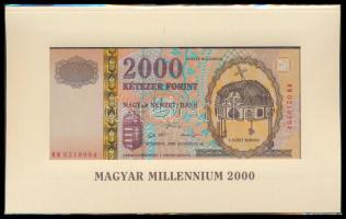 2000. 2000Ft "Millennium" eredeti díszcsomagolásban T:I