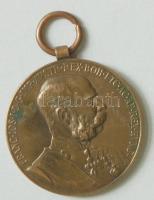 1898. "Jubileumi Emlékérem Fegyveres Erő Számára / Signum memoriae (AVSTR)" Br érem mellszalag nélkül T:2 Hungary 1898. Commemorative Jubilee Medal for the Armed Forces without ribbon C:XF