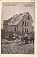 Kecskemét Dragoni főhadnagy villája a földrengés után (EK)