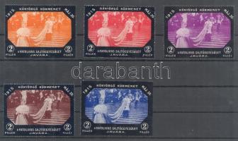 1915 Könyörgő körmenet 5 klf segélybélyeg