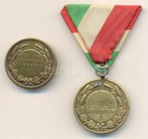 Berán Lajos (1882-1943) 1943. "Leventeverseny" Br díjérem mellszalaggal + Br emlékérem T:2...
