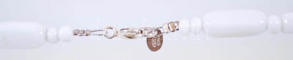 Muranói nyaklánc ezüst (Ag) szerelékkel / 
Necklace with Murano beads and silver accessories, 44cm