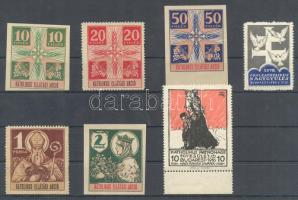 1916-1972 7 klf Katolikus egyházi bélyeg