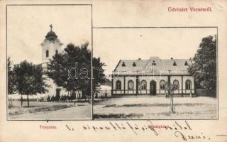 Vecsés templom, községháza (EK)