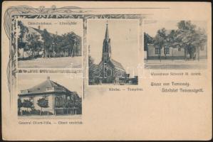 Temesság with the shop of Schmidt