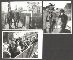 Cca 1942 3 db fotó a tábori csendőrök életéből Ukrajnában.