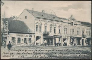 Kézdivásárhely the shops of the Jancsó family, pharmacy (fa)