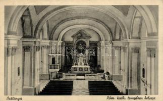 Battonya római katolikus templom belseje