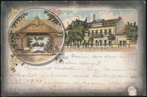 Orsova Hotel Ozanic litho