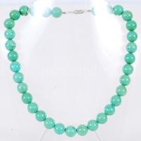 Howlit nyaklánc ezüst (Ag) szerelékkel /  Howlite necklace with silver accessories, 43cm