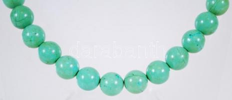 Howlit nyaklánc ezüst (Ag) szerelékkel / 
Howlite necklace with silver accessories, 43cm