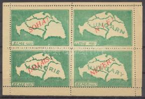 1920 ELMA levélzáró kisív